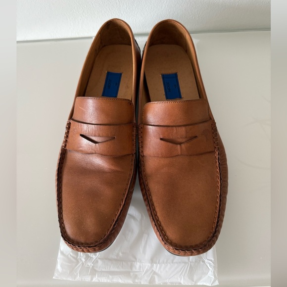 JOOP! Men’s Brown Leather Loafers Moccasins size 11,5 / 12 main image 4